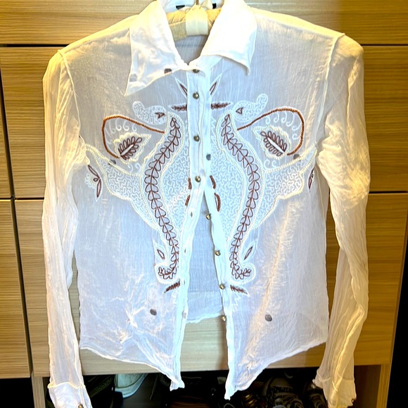 Paul Ropp White Shirt size small - Picture 1 of 6
